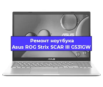 Замена жесткого диска на ноутбуке Asus ROG Strix SCAR III G531GW в Москве